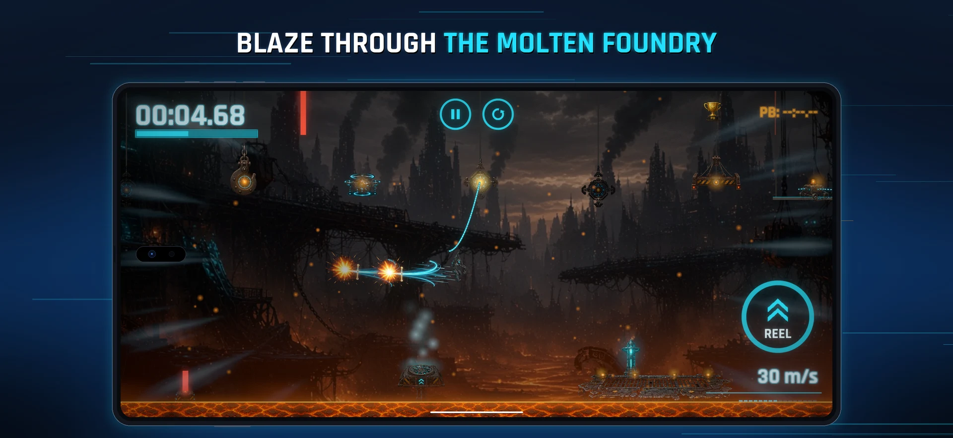 Blaze Through The Molten Foundry