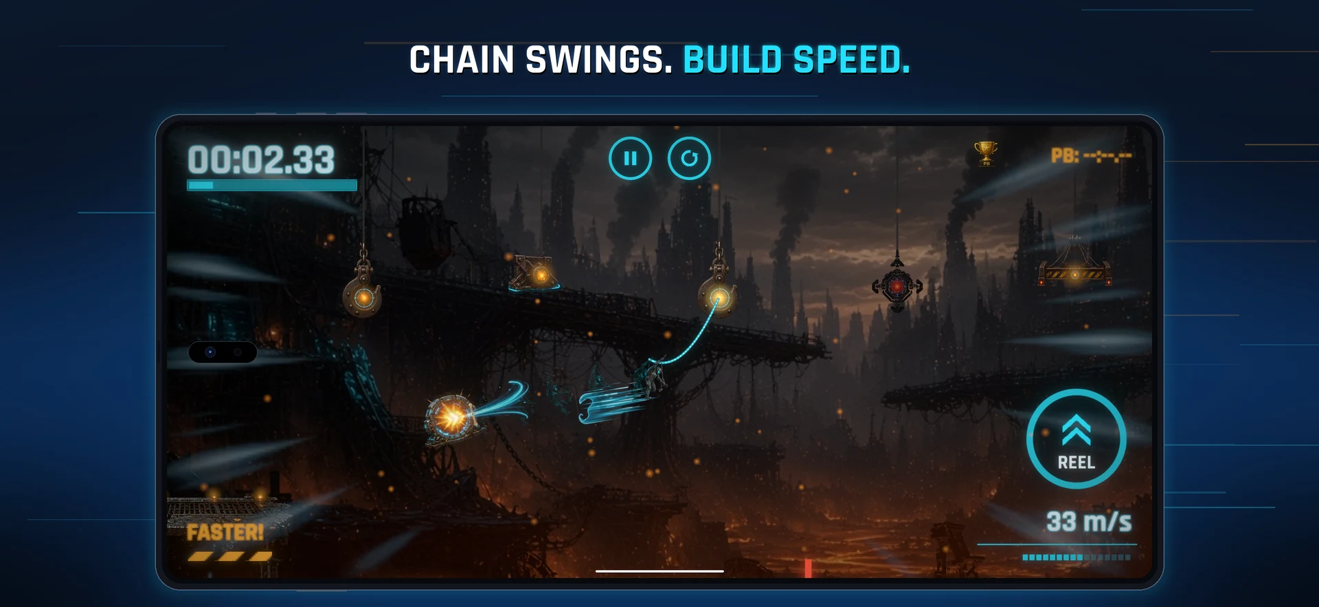 Chain Swings · Build Speed
